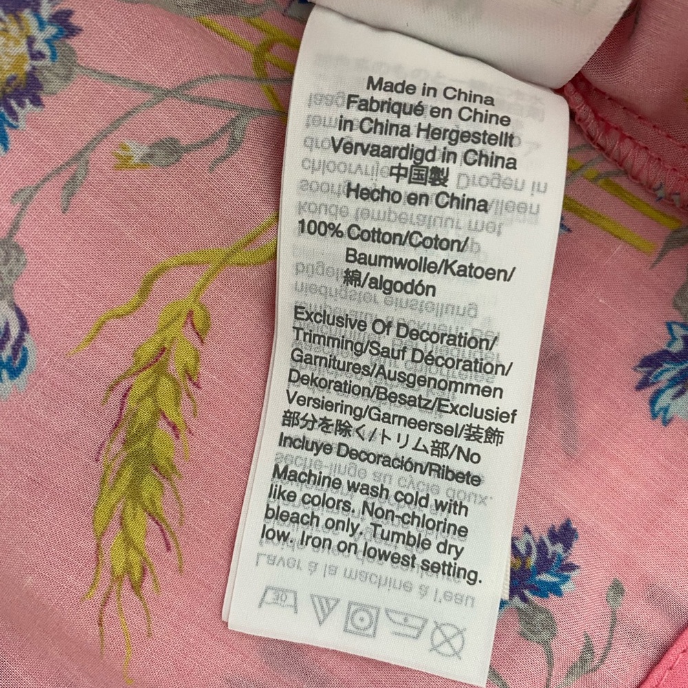 J. Crew Cotton poplin ruffle blouse in Liberty® Wheat Bouquet floral print - Picture 7 of 7